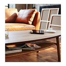 Журнальный стол СТОКГОЛЬМ шпон грецкого ореха ИКЕА, IKEA, фото 3