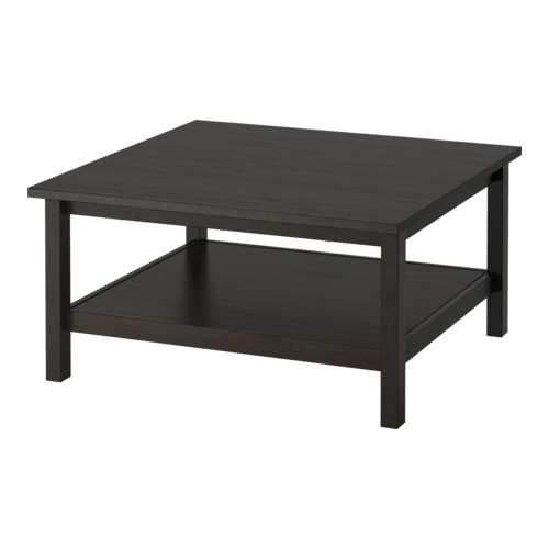 Журнальный стол ХЕМНЭС 90х90 черно-коричневый ИКЕА, IKEA - фото 2 - id-p35866273