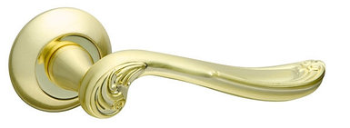 Ручка дверная раздельная Art RM SG/GP-4 матовое золото/золото