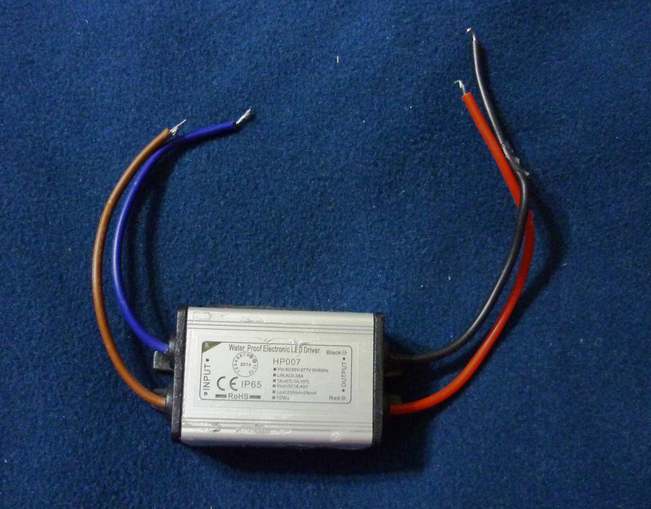LED драйвер 300mA 18~32V 10W - фото 1 - id-p49023772