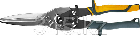 Ножницы по металлу KRAFTOOL Alligator, прямые удлинённые, Cr-Mo, 290 мм, фото 2