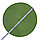 Круглая скатерть для сервировки стола, зеленая, D 38 см, фото 2