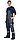 Костюм "ХОВАРД":зим.куртка дл.,п/к,т.-серый с черн. и лимон.отд. и СОП тк. Оксфорд Оксфорд, фото 2