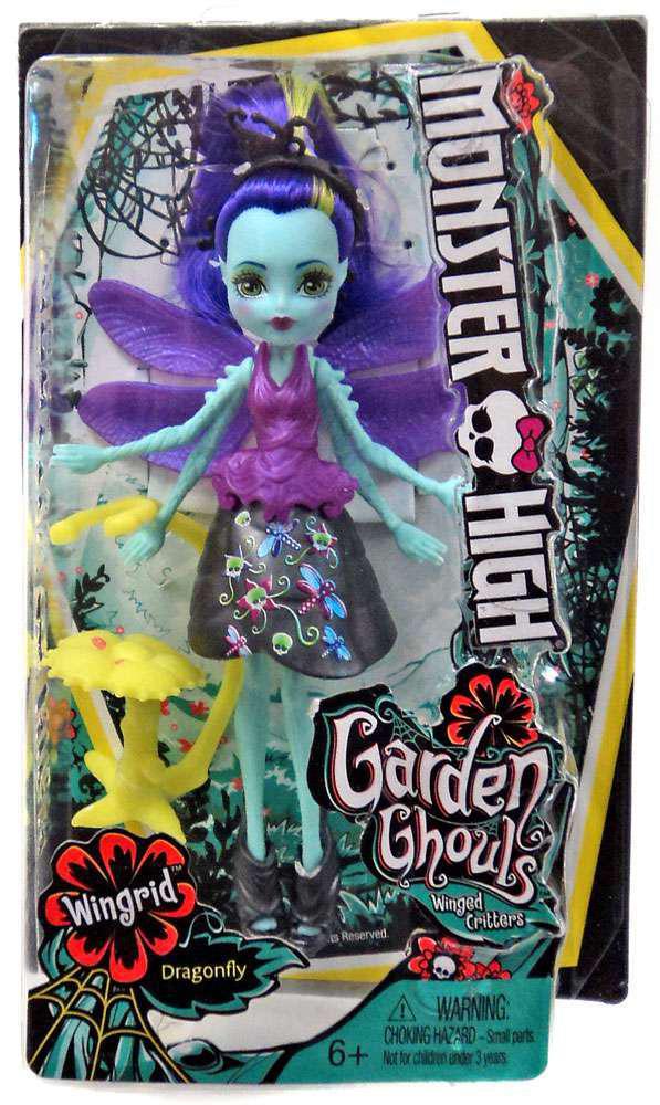 Monster High "Цветочная монстряшка" - Мини-монстрик Вингрид с питомцем, Монстер Хай