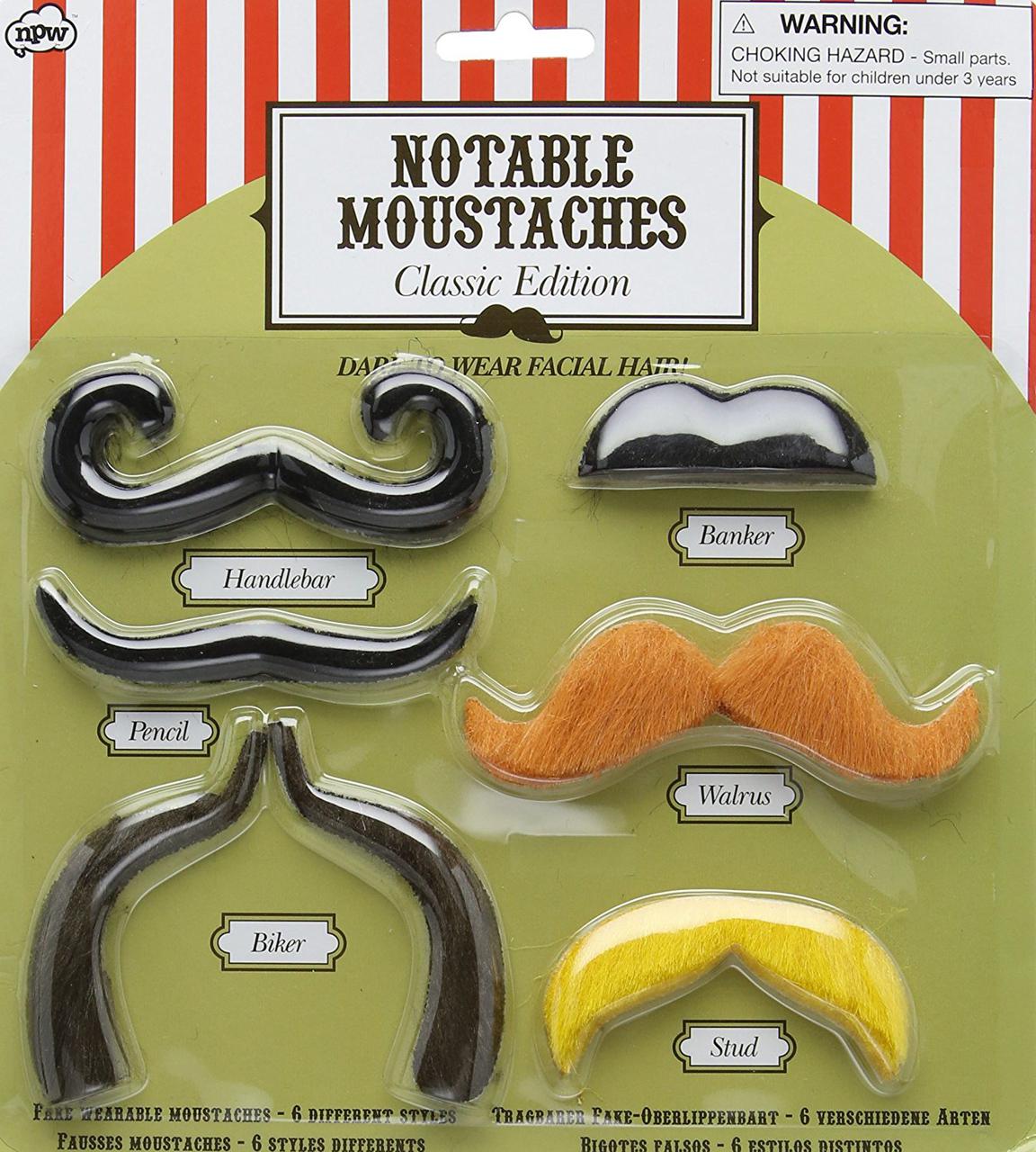 Накладные усы Notable Moustaches - фото 1 - id-p49015238