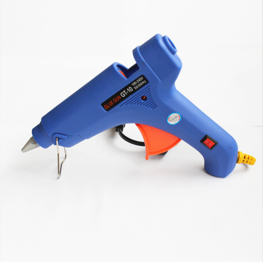 Клеевой пистолет Glue Gun 100 W (синий) - фото 2 - id-p49015254