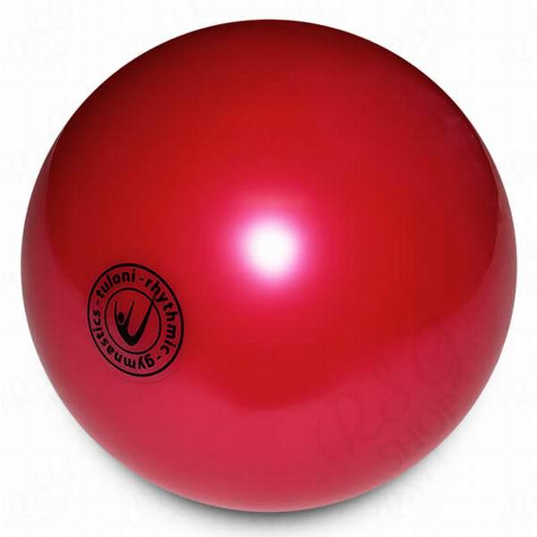 Мяч для художественной гимнастики с металлическим отливом 15-16 см Tuloni