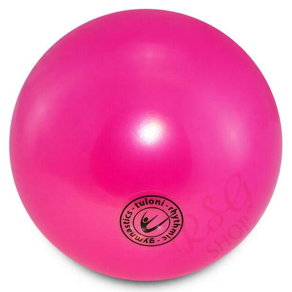 Мяч для художественной гимнастики с металлическим отливом 15-16 см Tuloni - фото 7 - id-p49032918