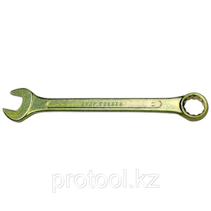 Ключ комбинированный, 10 мм, желтый цинк// СИБРТЕХ