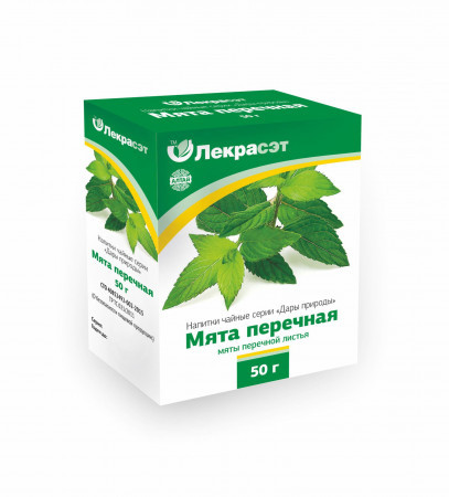 Мята перечная,листья, 50гр