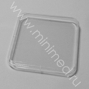 Чашка Петри стерильная, п/с 120х120 мм, квадратная, Aptaca