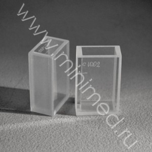 Кювета для фотометрии из стекла К-8 1 мм - фото 1 - id-p49035867