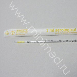 Пипетка серологическая стерильная 1 мл, для ПЦР, FL medical - фото 1 - id-p49036137