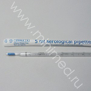Пипетка серологическая стерильная 5 мл, для ПЦР, FL medical