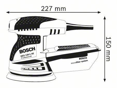 Шлифмашина Bosch GEX 125-1 AE Professional - фото 2 - id-p49042079