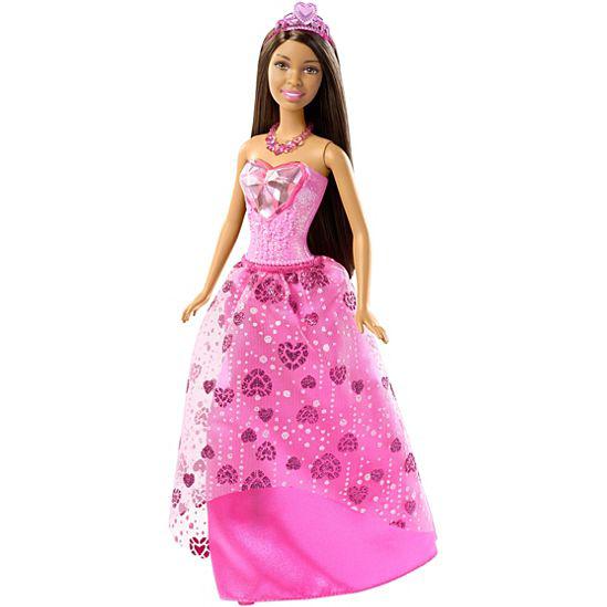 Barbie "Дримтопиа" Кукла Принцесса Барби Шатенка, Gem Fashion
