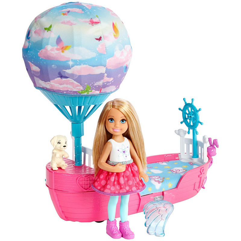 Barbie "Дримтопиа" Игровой набор - Кукла Челси с кроваткой, Барби