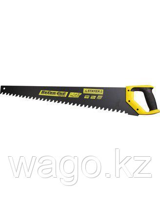 НОЖОВКА ПО ПЕНОБЕТОНУ STAYER 2-15097, PROFI DEEP HARD, 2-КОМП. РУЧКА, ШАГ ЗУБА 20 ММ, 700 ММ, фото 2