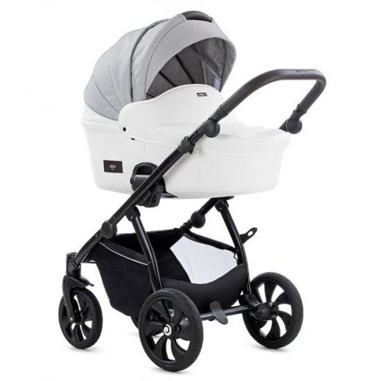 TUTIS коляска 2 в 1 AERO короб+прогулка Белая кожа