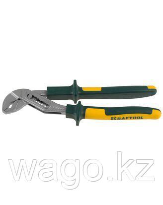 КЛЕЩИ ПЕРЕСТАВНЫЕ KRAFTOOL 22011-10-25, KRAFT-MAX, CR-MO, МАСЛОБЕНЗОСТОЙКИЕ ДВУХКОМПОНЕНТНЫЕ РУКОЯТКИ, ШАРНИРН, фото 2