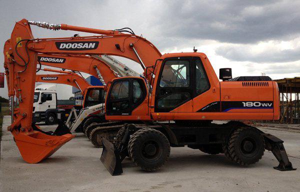 Колесный экскаватор DOOSAN SOLAR 180 WV в аренду