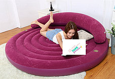 Надувной диван-матрас круглый, Intex 68881, фото 2
