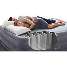 Двуспальная надувная кровать со встроенным насосом, Intex 64418, фото 3