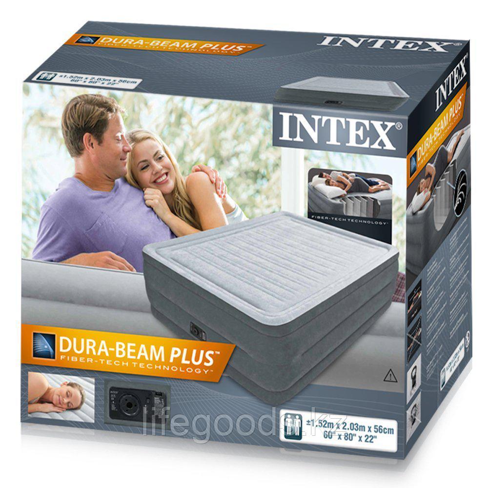 Двуспальная надувная кровать со встроенным насосом, Intex 64418 - фото 6 - id-p49056358