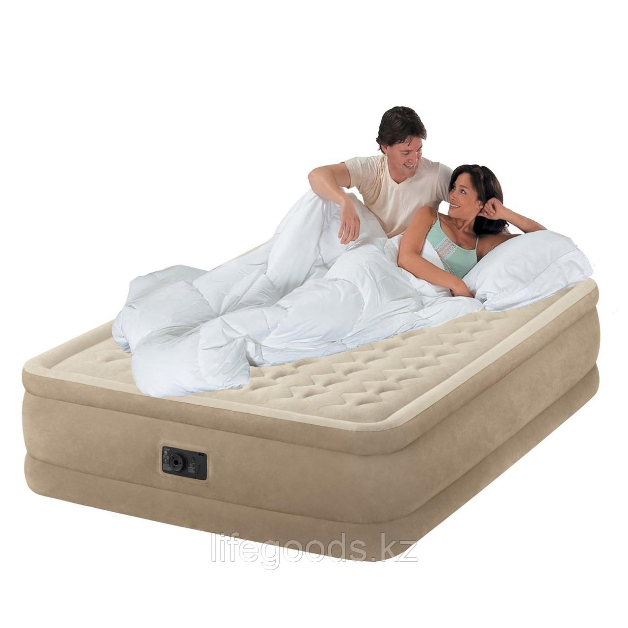 Двуспальная надувная кровать со встроенным насосом, Intex 64458 - фото 1 - id-p49056595