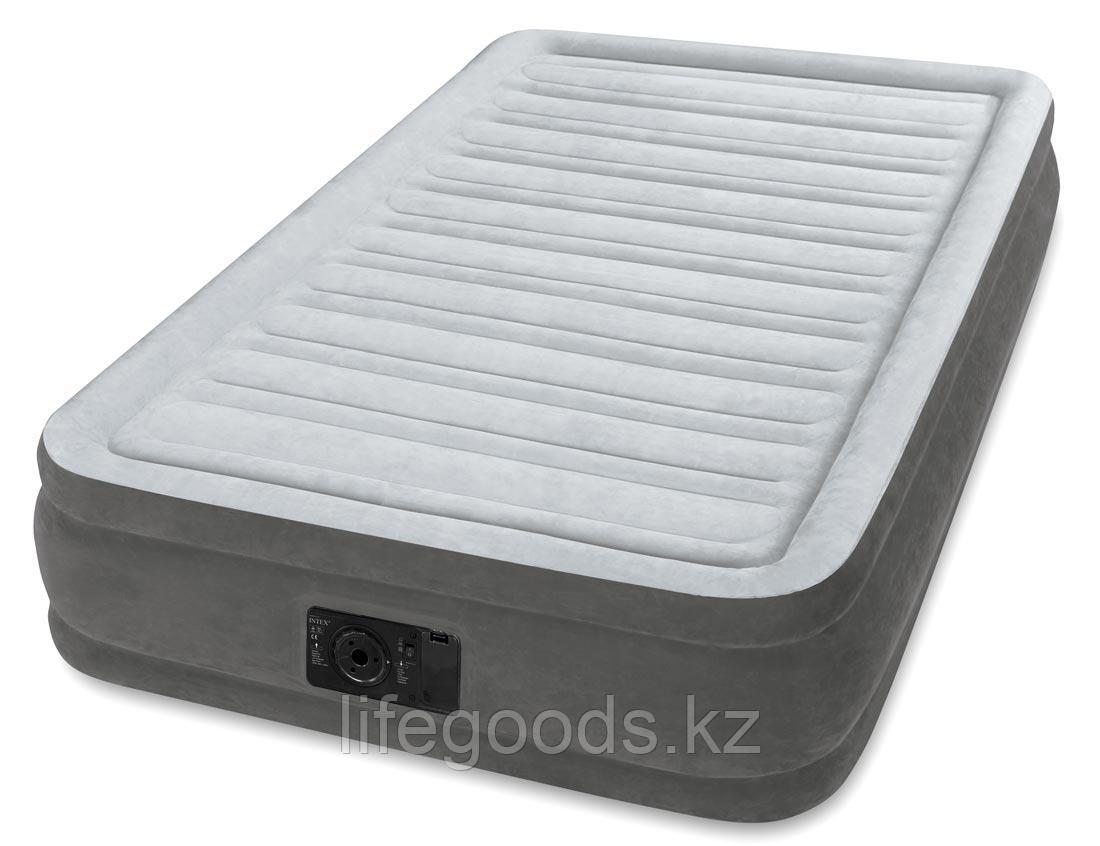 Односпальная надувная кровать со встроенным насосом, Intex 67766 - фото 2 - id-p49056897