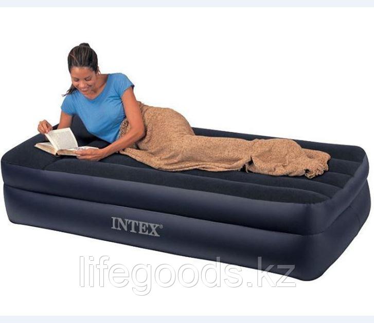 Односпальная надувная кровать со встроенным насосом, Intex 64122 - фото 2 - id-p49063112