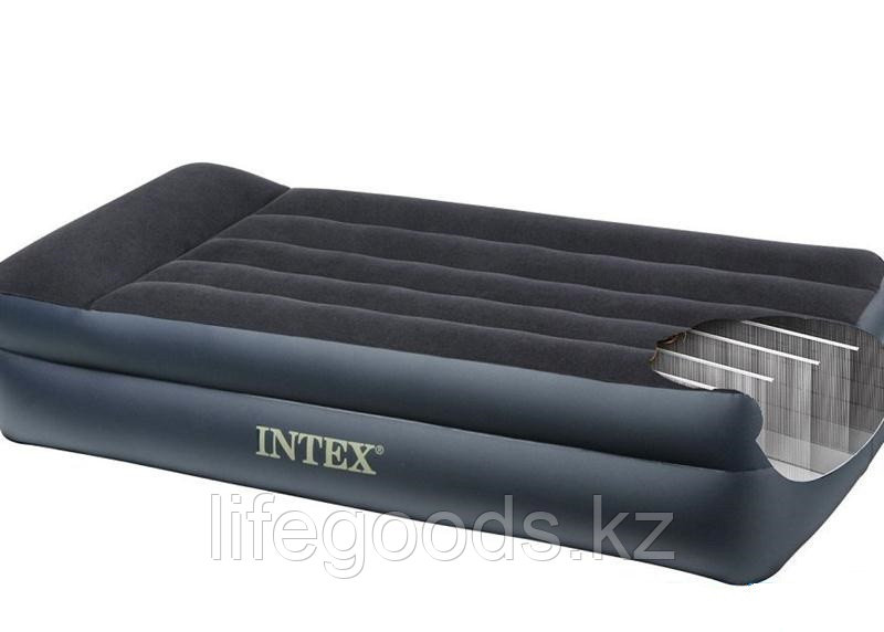 Односпальная надувная кровать со встроенным насосом, Intex 64122 - фото 6 - id-p49063112