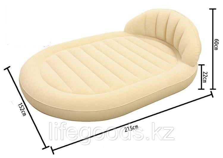 Двуспальная надувная кровать с изголовьем, Bestway 67397 - фото 4 - id-p49065326