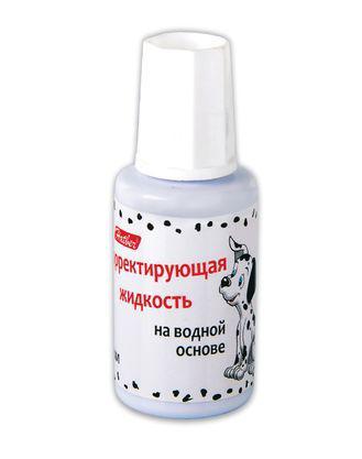 Корректирующая Жидкость Hatber-Далматинец на водной основе 20ml с кисточкой, фото 2