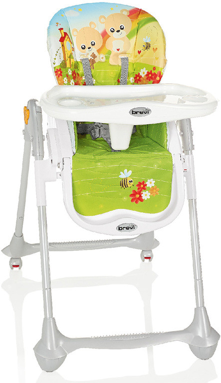 BREVI стул для кормления CONVIVIO, 6m+ RAINBOW