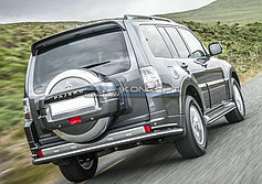 Обвес, защита бамперов, порогов из нержавеющей стали Mitsubishi Pajero IV 2014-