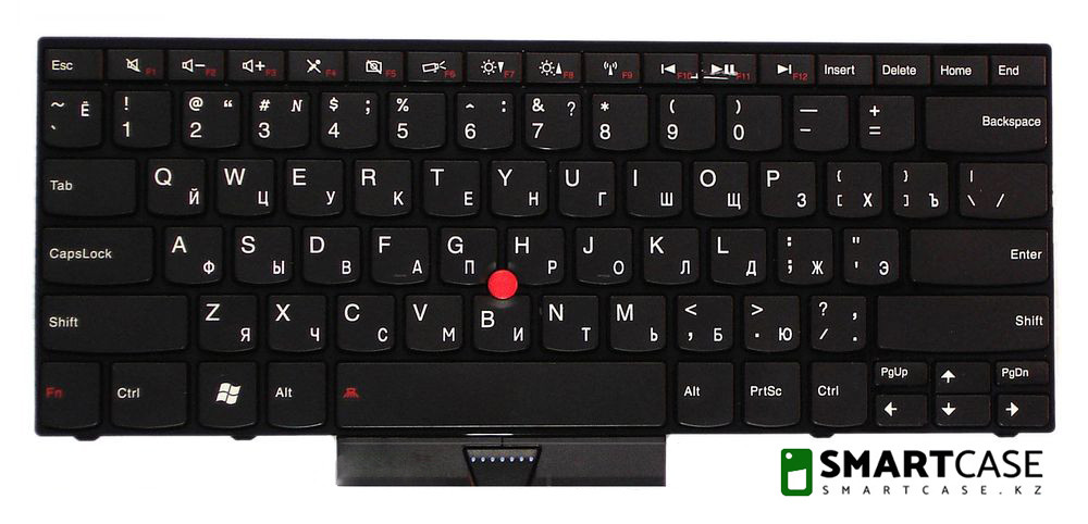 Клавиатура для ноутбука Lenovo Thinkpad E420 с тензометрическим джойстиком (черная, RU) - фото 2 - id-p49081911