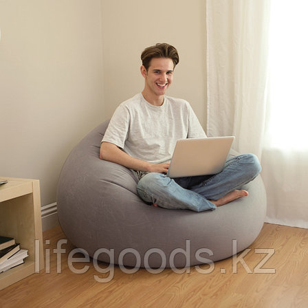 Надувное кресло - пуфик Beanless Bag Chair, Intex 68579, фото 1