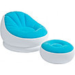 Надувное кресло с пуфиком, 3 цвета, Intex 68572, фото 2