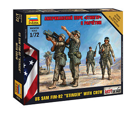 Сборная модель: Американский ПЗРК Стингер с расчетом (1/72) | Zvezda