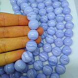 Сапфирин (голубой агат), 12мм, фото 2