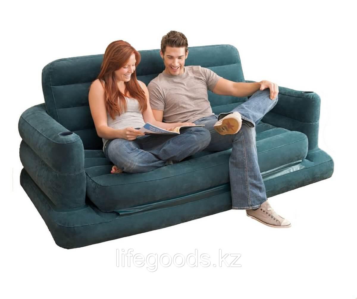 Раскладной надувной диван - кровать, Intex 68566 - фото 2 - id-p49084047