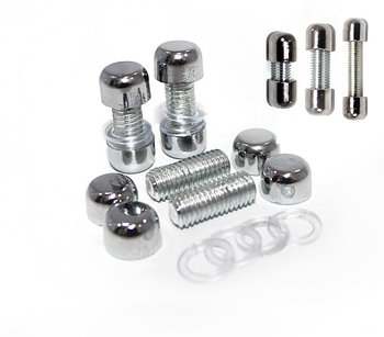 Заглушки для табличек и болты для скрепления папок, каталогов