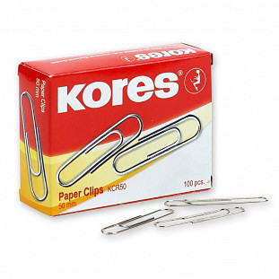 Скрепки Kores 33 мм 100 шт