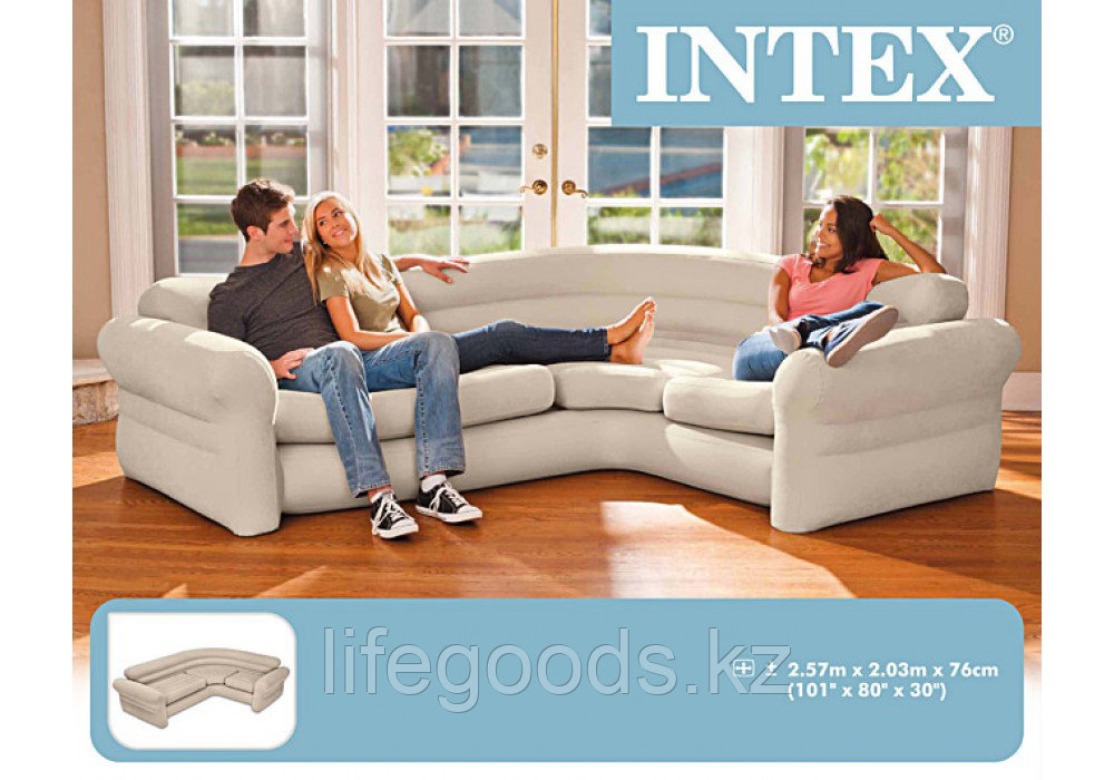 Надувной угловой диван Corner Sofa, Intex 68575 - фото 5 - id-p49084370