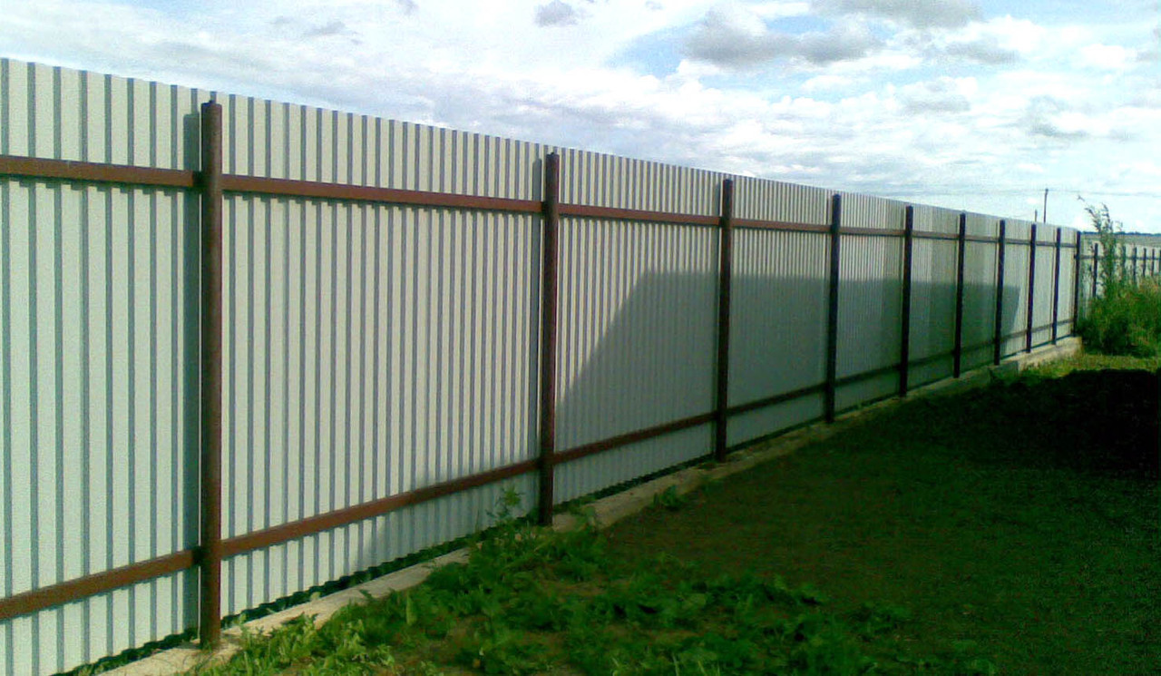 Забор оцинкованный