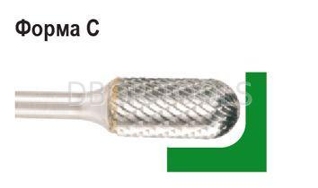 Борфреза форма C  сферическим концом, диаметр головки 12мм