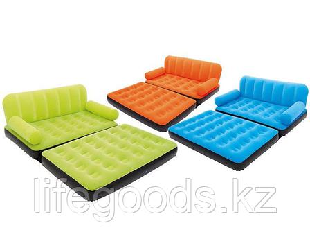 Надувной диван-трансформер с велюром, 3 цвета, Bestway 67356, фото 2
