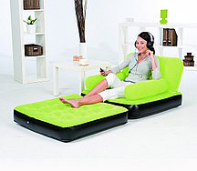 Надувное кресло кровать BESTWAY 67277 191*97*64 см (зеленое)