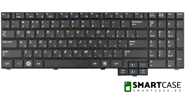 Клавиатура для ноутбука Samsung R528, R530 (черная, RU) - фото 2 - id-p49087409